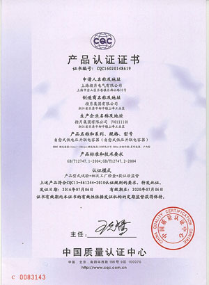 Bsmj1-30kvar sub supplement certificate